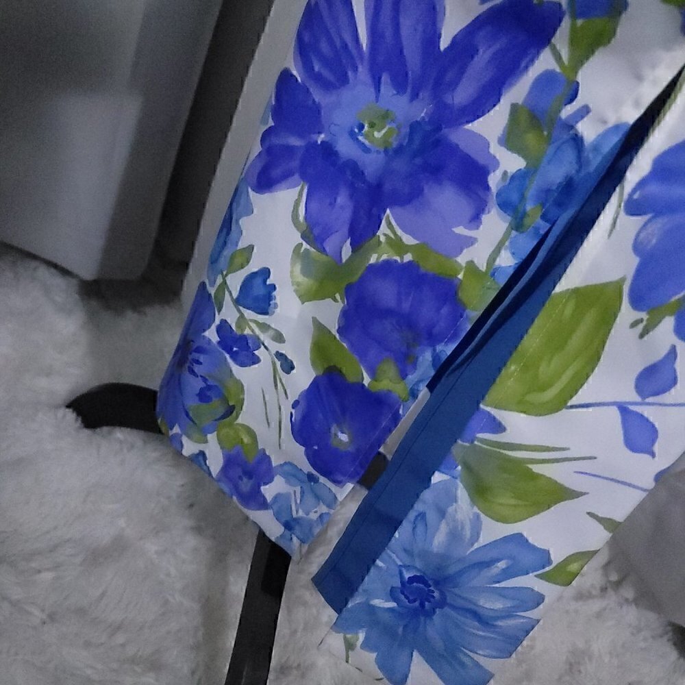 Willow Ridge 2 pc Floral Blue Purple White Suit, Size 10 - Picture 8 of 11